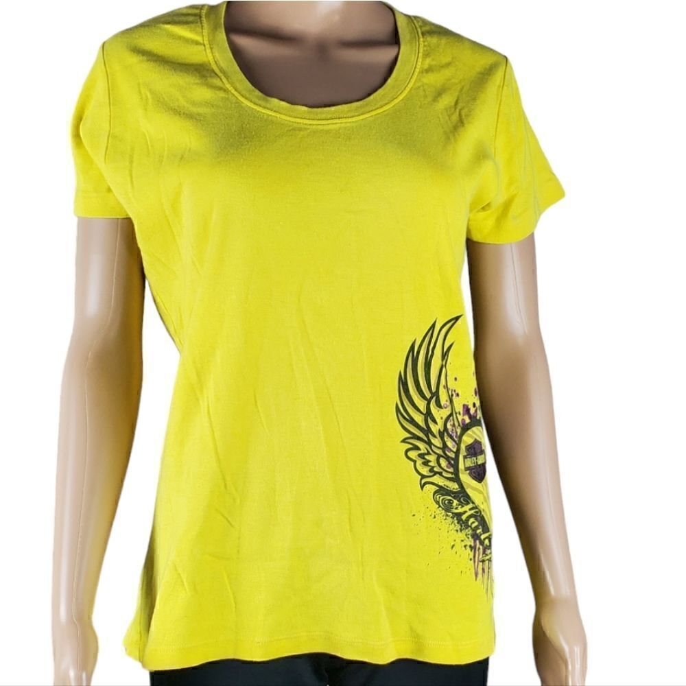 Harley-Davidson Yellow & Purple T-Shirt